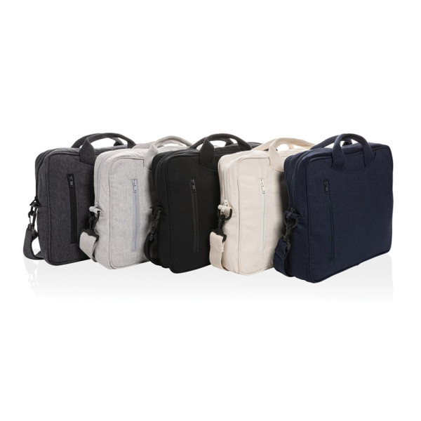 Laluka AWARE™ gerecyclede katoenen 15,4 inch laptoptas