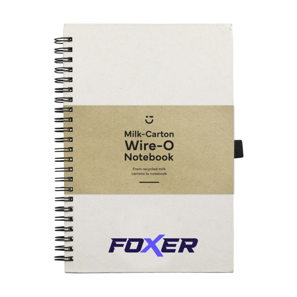 Milk-Carton Wire-O Notebook A5 notitieboek