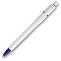 Wit / Donker Blauw