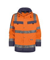 FLUO-ORANJE/MARINEBLAUW