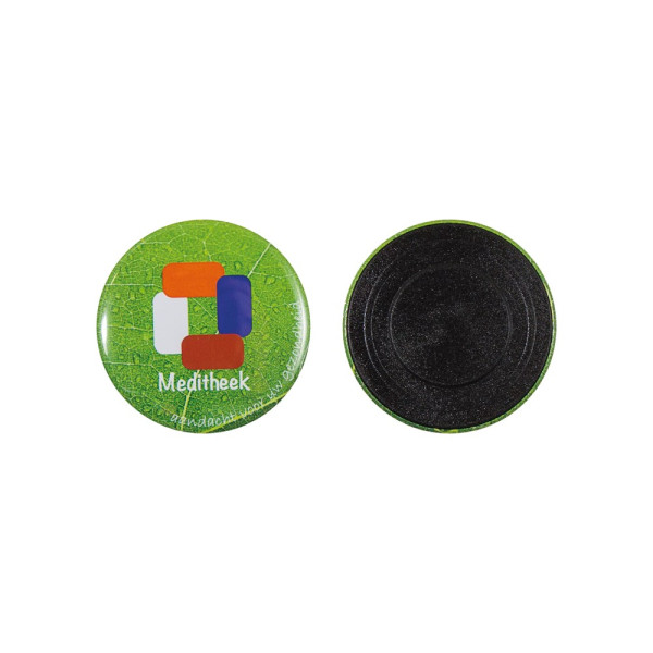 Metalen button 56mm met magneet