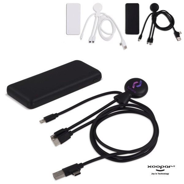 3199 | Xoopar Mr. Bio Powerbank and Cable pack 7000mAh