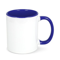 Wit / Donker Blauw